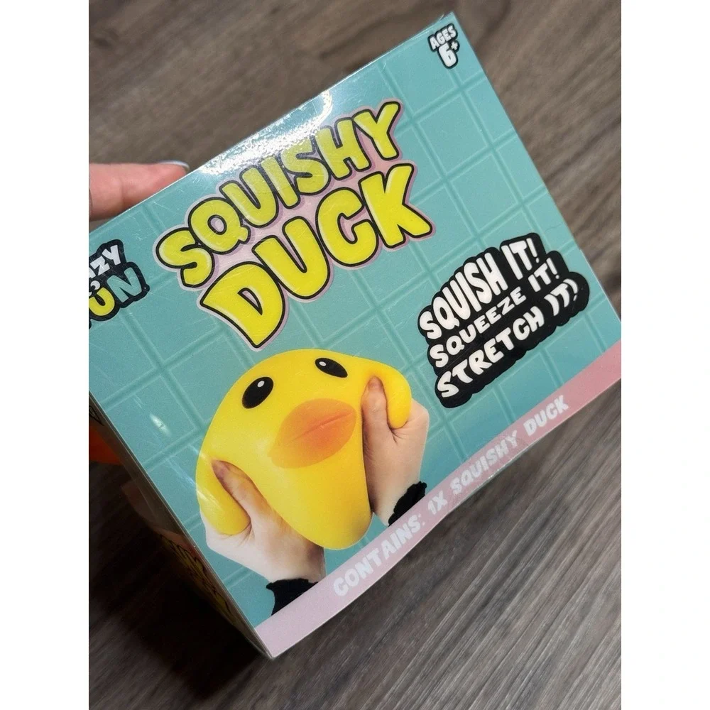 Crazy Fun Jumbo Squishy Duck Squeezy Sensory Toy Viral RMS New Sealed
